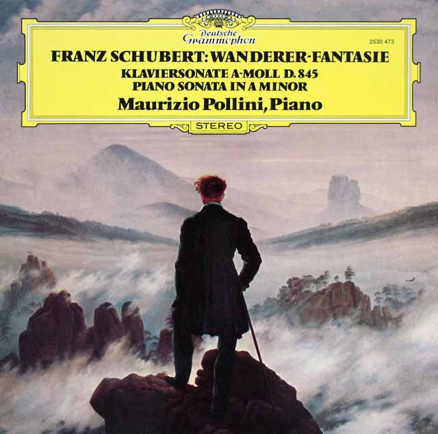 ポリーニのシューベルト/幻想曲「さすらい人」ほか　独DGG　3618　LP レコード