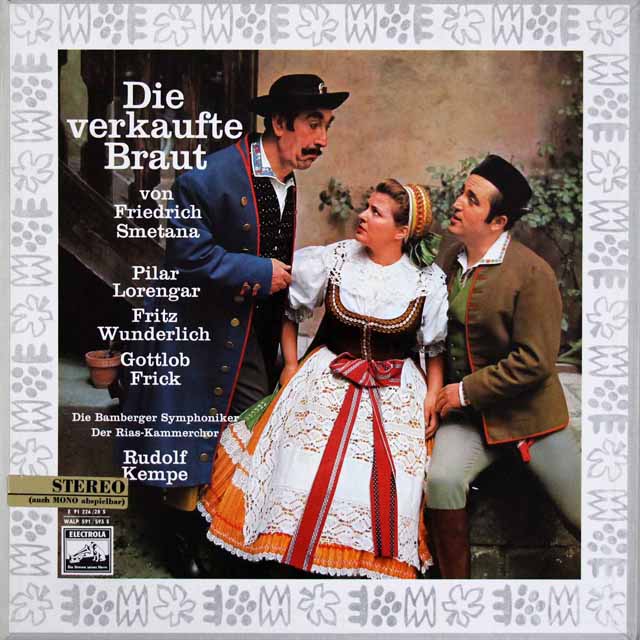 ケンペのスメタナ/「売られた花嫁」全曲　独ELECTROLA　3618　LP レコード
