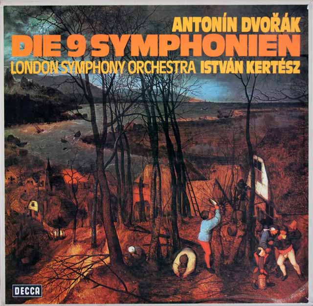 ケルテスのドヴォルザーク/交響曲全集　独DECCA　3618　LP レコード