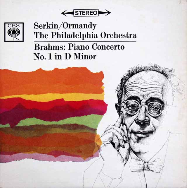 ゼルキン、オーマンディのブラームス/ピアノ協奏曲第1番　英CBS　3619　LP レコード