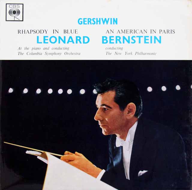 バーンスタインのガーシュイン/ラプソディ・イン・ブルーほか　英CBS　3619　LP レコード