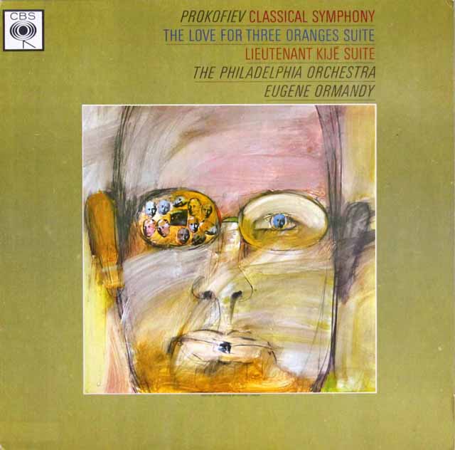オーマンディのプロコフィエフ/「古典交響曲」ほか　英CBS　3619　LP レコード