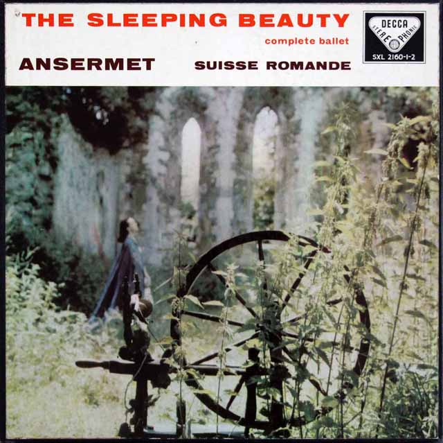 【オリジナル盤】　アンセルメのチャイコフスキー/バレエ音楽「眠れる森の美女」全曲　英DECCA　3619　LP レコード