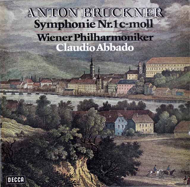 アバドのブルックナー/交響曲第1番　独DECCA　3619　LP レコード