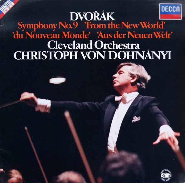 ドホナーニのドヴォルザーク/交響曲第9番「新世界より」　独DECCA　3619　LP レコード
