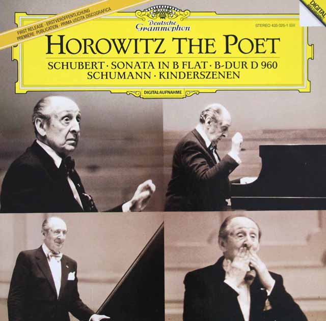 ホロヴィッツのシューベルト/ピアノソナタ第21番ほか　蘭DGG　3619　LP レコード