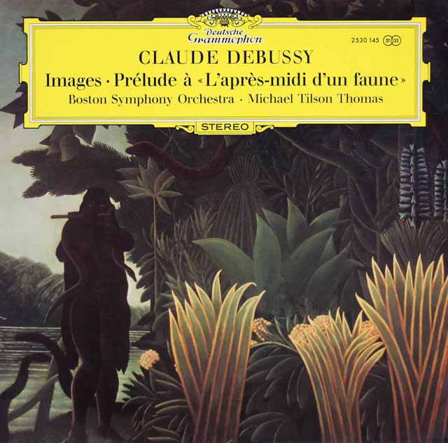 ティルソン・トーマスのドビュッシー/管弦楽のための映像&牧神の午後への前奏曲　独DGG　3620　LP レコード