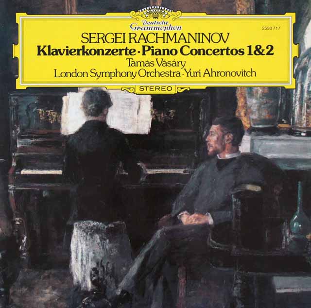 ヴァーシャリのラフマニノフ/ピアノ協奏曲第1&2番　独DGG　3620　LP レコード