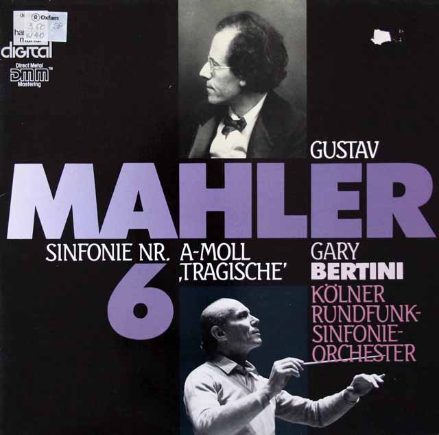 ベルティーニのマーラー/交響曲第6番「悲劇的」　独HM　3620　LP レコード