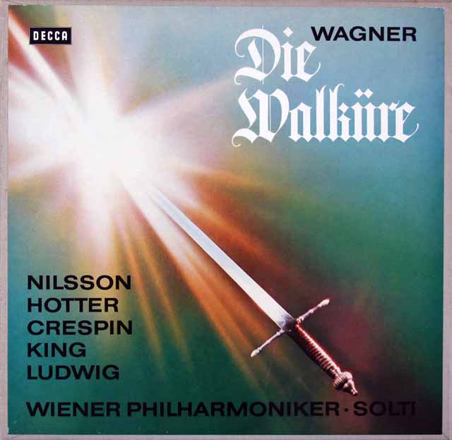 ショルティのワーグナー/「ワルキューレ」全曲　独DECCA　3620　LP レコード
