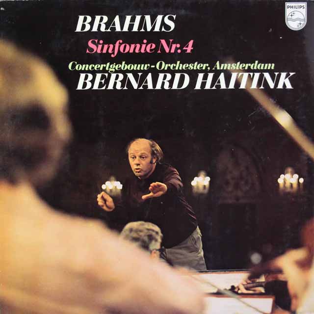 ハイティンクのブラームス/交響曲第4番　蘭PHILIPS　3620　LP レコード