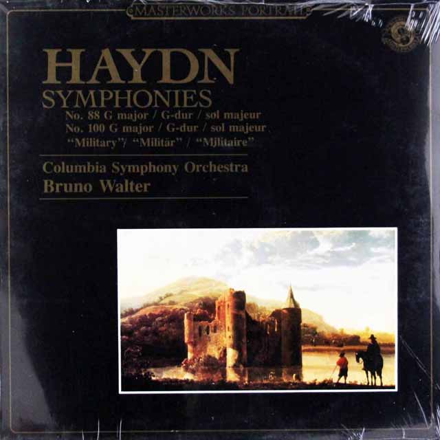 【未開封】　ワルターのハイドン/交響曲第88番「V字」、第100番「軍隊」　蘭CBS　3621　LP レコード