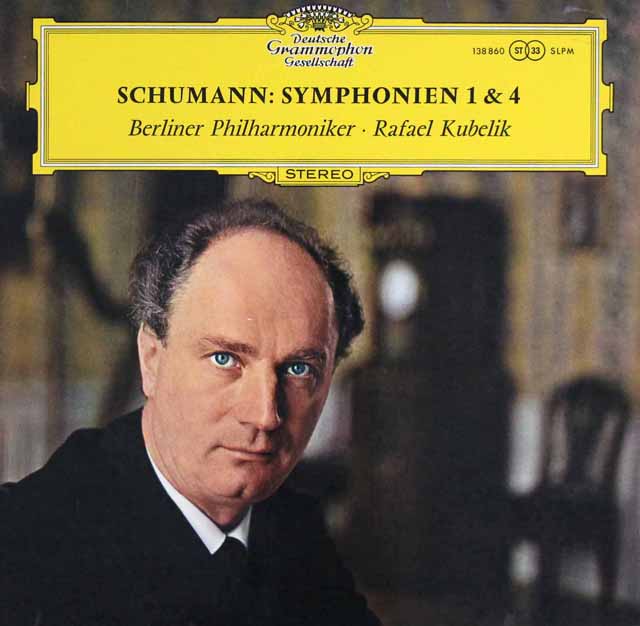 クーベリックのシューマン/交響曲1番「春」、第4番　独DGG　3622　LP レコード