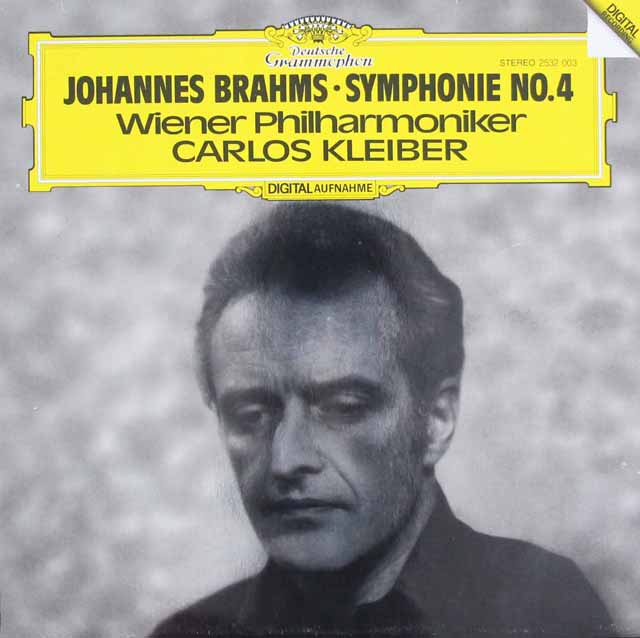 【サイン入りフォト付き】　クライバーのブラームス/交響曲第4番　独DGG　3622　LP レコード