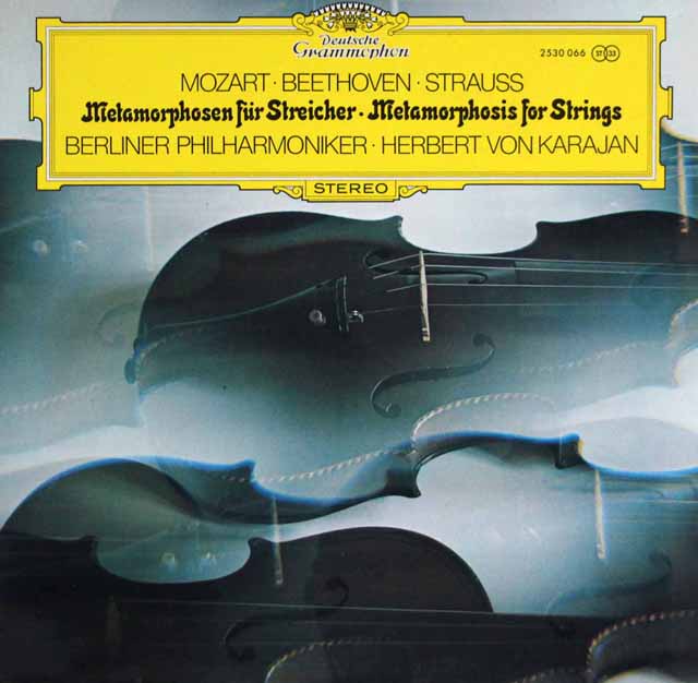 カラヤンのR.シュトラウス/「メタモルフォーゼン」ほか　独DGG　3622　LP レコード