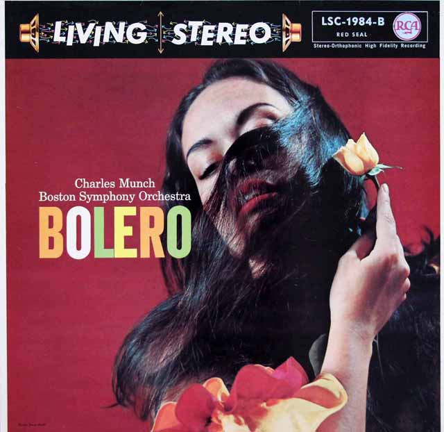 ミュンシュのラヴェル/ボレロほか　独RCA　3622　LP レコード