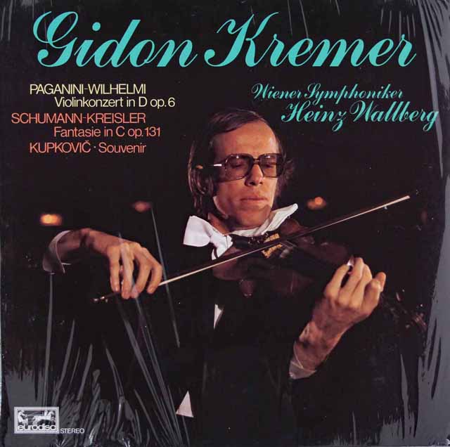 【未開封】　クレーメルのパガニーニ/ヴァイオリン協奏曲第1番ほか　独eurodisc　3622　LP レコード