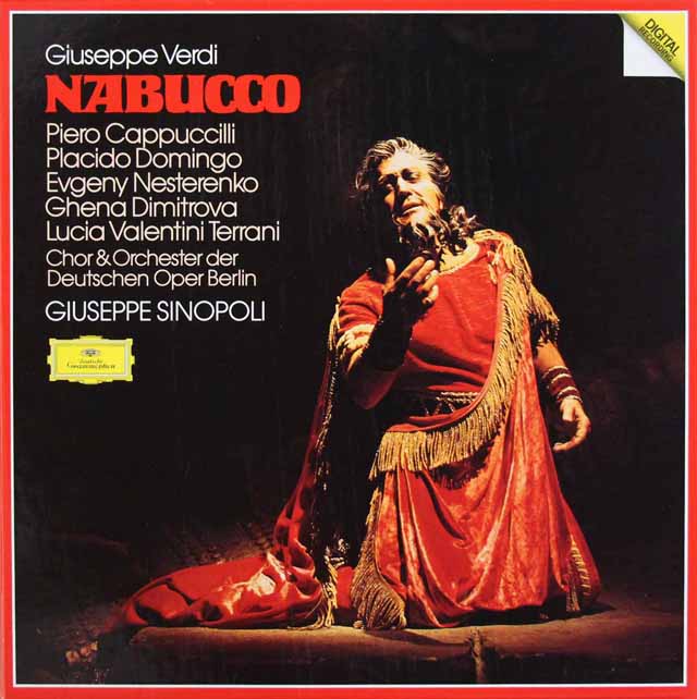 シノーポリのヴェルディ/歌劇「ナブッコ」全曲　独DGG　3622　LP レコード