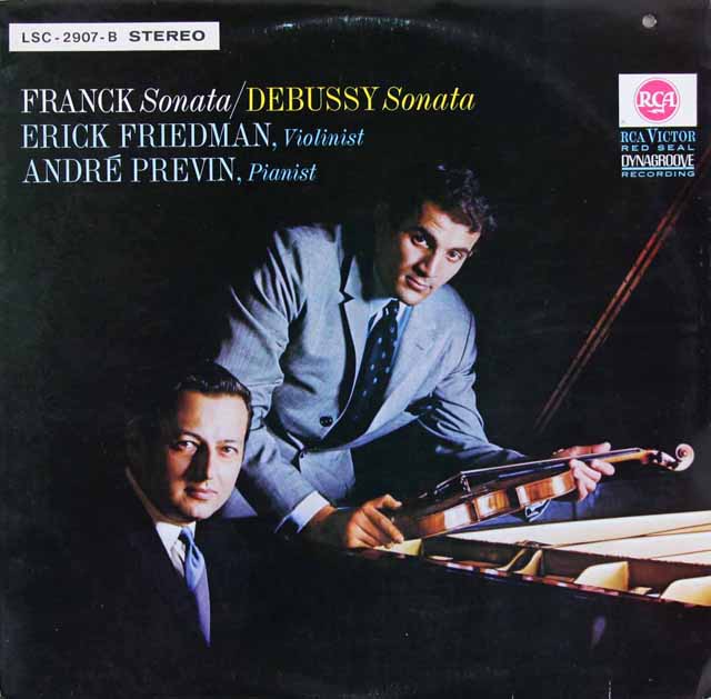 フリードマン、プレヴィンのフランク/ヴァイオリンソナタほか　独RCA　3623　LP レコード