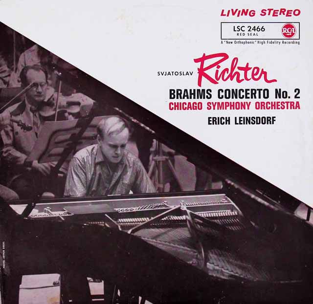 リヒテル、ラインスドルフのブラームス/ピアノ協奏曲第2番　独RCA　3623　LP レコード