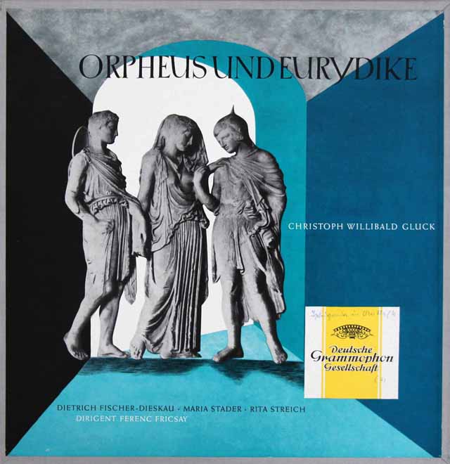 フリッチャイのグルック/「オルフェオとエウリディーチェ」全曲　独DGG　3623　LP レコード