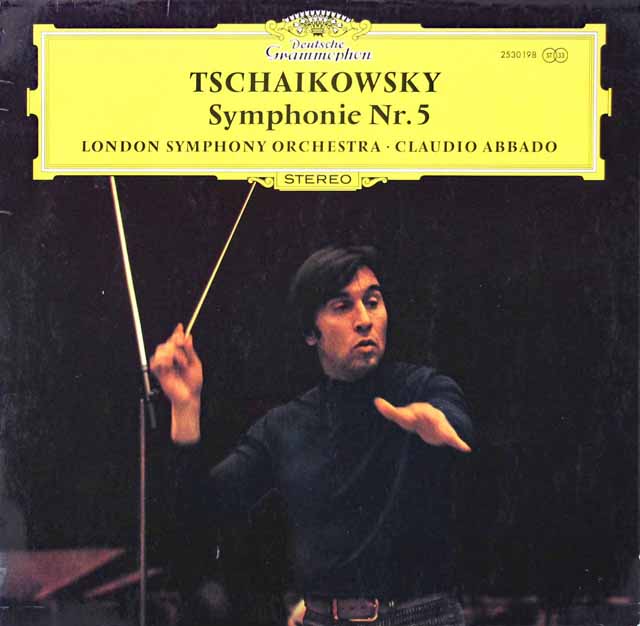 アバドのチャイコフスキー/交響曲第5番　独DGG　3624　LP レコード
