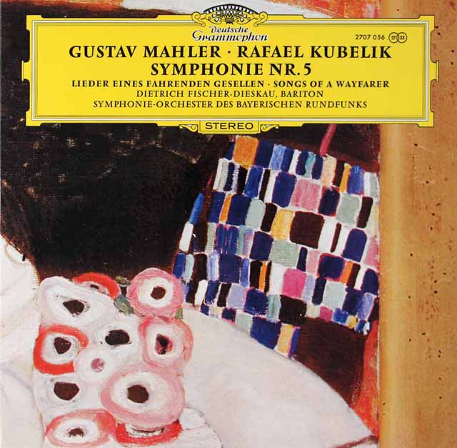 クーベリックのマーラー/交響曲第5番、「さすらう若人の歌」　独DGG　3624　LP レコード