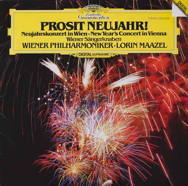 マゼールのニュー・イヤー・コンサート1982 「皇帝円舞曲」ほか　独DGG　3624　LP レコード