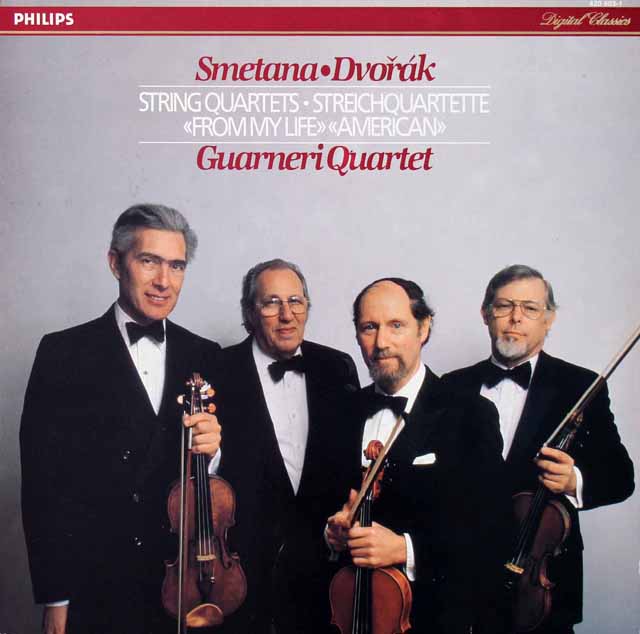 ガルネリ四重奏団のドヴォルザーク/弦楽四重奏曲第12番「アメリカ」ほか　蘭PHILIPS　3624　LP レコード