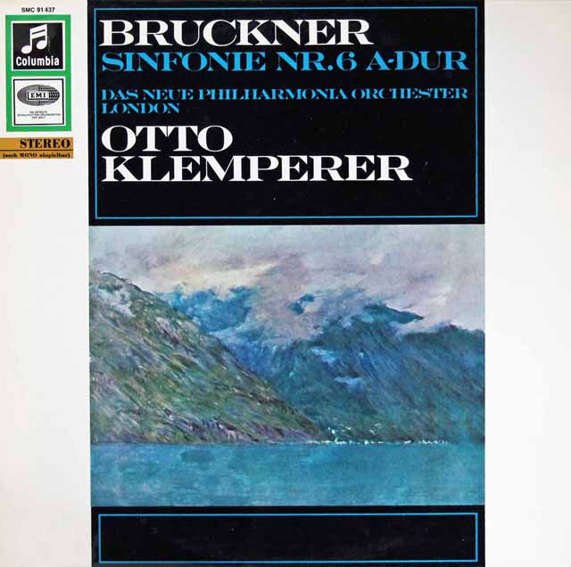 クレンペラーのブルックナー/交響曲第6番　独EMI　3624　LP レコード