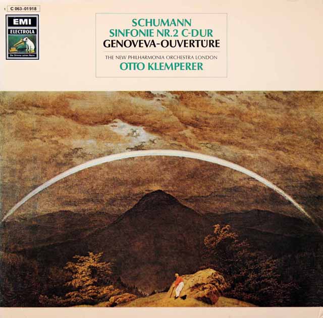クレンペラーのシューマン/交響曲第2番ほか　独EMI　3624　LP レコード