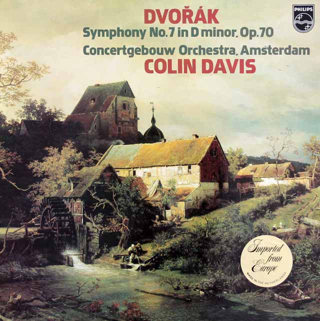 デイヴィスのドヴォルザーク/交響曲第7番　蘭PHILIPS　3625　LP レコード
