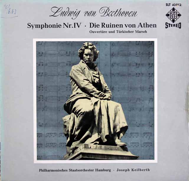 カイルベルトのベートーヴェン/交響曲第4番ほか　独TELEFUNKEN　3626　LP レコード