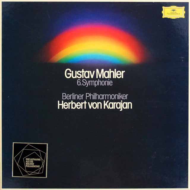 カラヤンのマーラー/交響曲第6番「悲劇的」　独DGG　3627　LP レコード