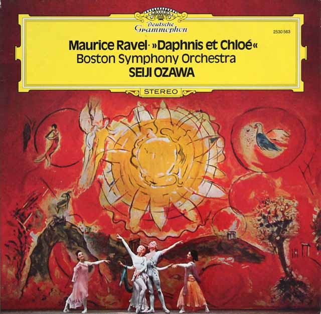 小澤のラヴェル/「ダフニスとクロエ」全曲　独DGG　3627　LP レコード