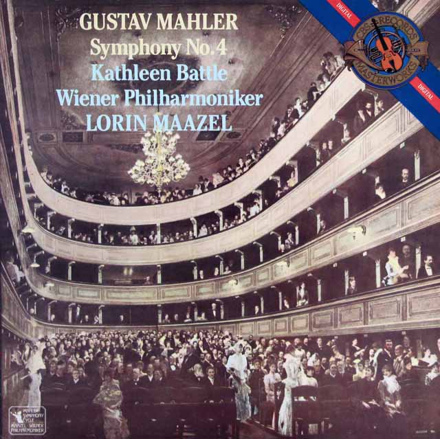 マゼール、バトルのマーラー/交響曲第4番　蘭CBS　3627　LP レコード