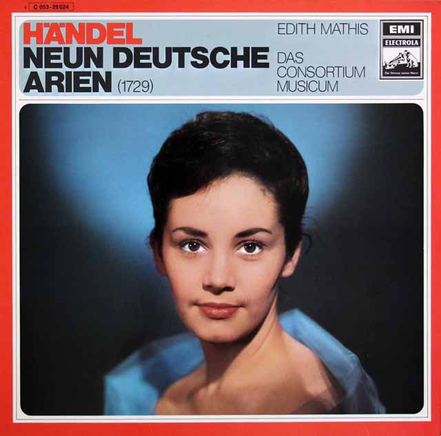 マティスのヘンデル/9つのドイツ語のアリア　独EMI　3627　LP レコード