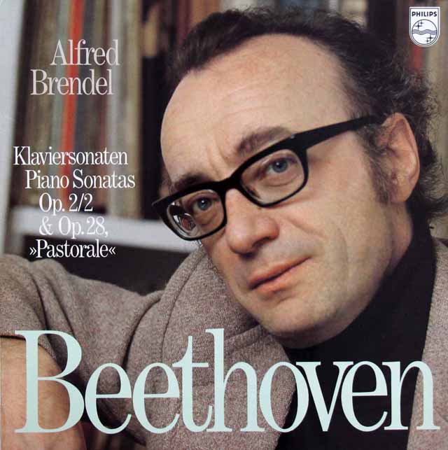 ブレンデルのベートーヴェン/ピアノソナタ第2、15番　蘭PHILIPS　3627　LP レコード