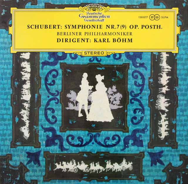 ベームのシューベルト/交響曲第9番「ザ・グレイト」　独DGG　3628　LP レコード