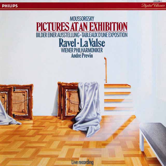 プレヴィンのムソルグスキー/「展覧会の絵」ほか　蘭PHILIPS　3628　LP レコード