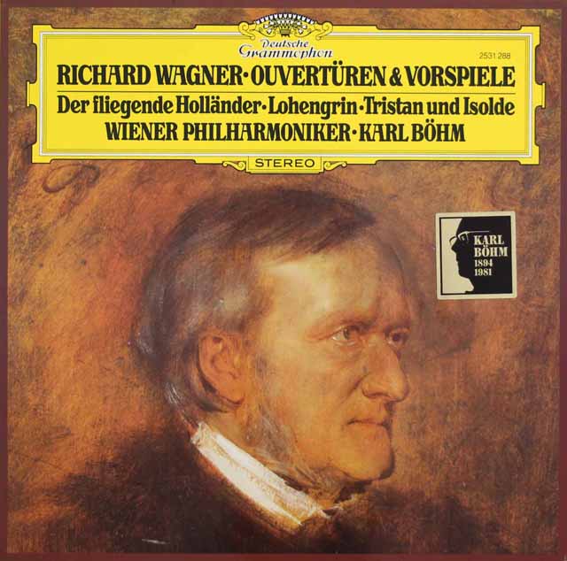 ベームのワーグナー/序曲、前奏曲集 vol.2　独DGG　3631　LP レコード