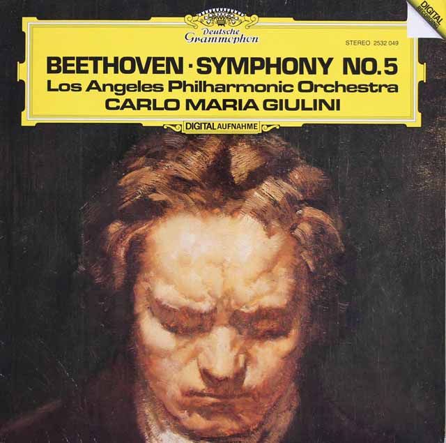 ジュリーニのベートーヴェン/交響曲第5番「運命」　独DGG　3631　LP レコード
