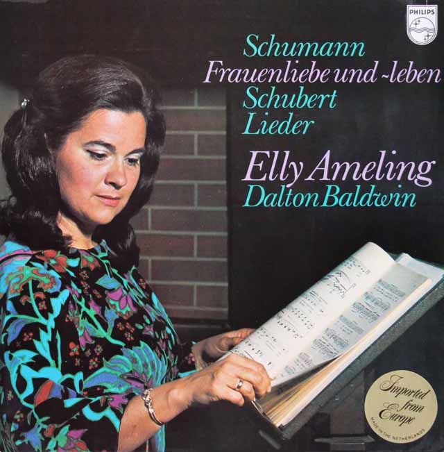 アメリングのシューマン/「女の愛と生涯」ほか　蘭PHILIPS　3631　LP レコード