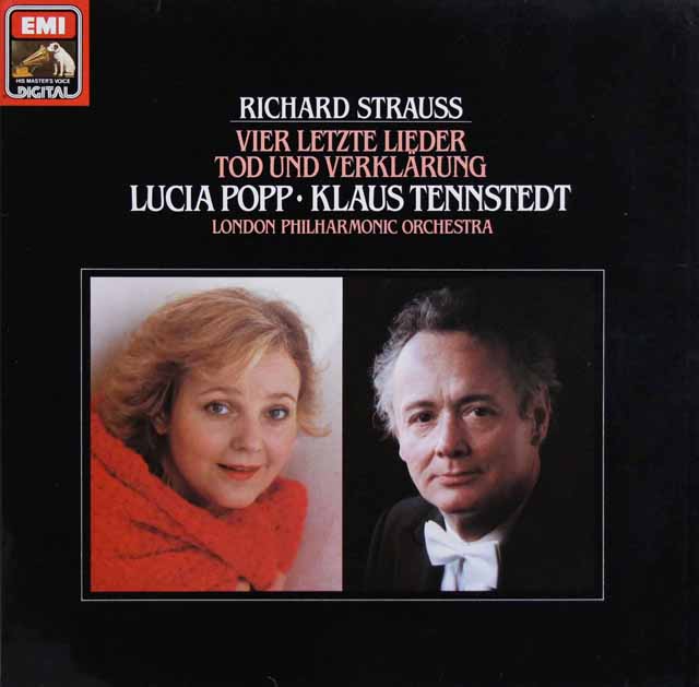 ポップ、テンシュテットのR.シュトラウス/4つの最後の歌ほか　独EMI　3631　LP レコード