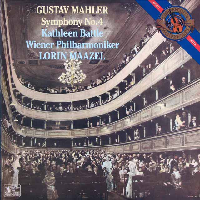 マゼール、バトルのマーラー/交響曲第4番　蘭CBS　3631　LP レコード