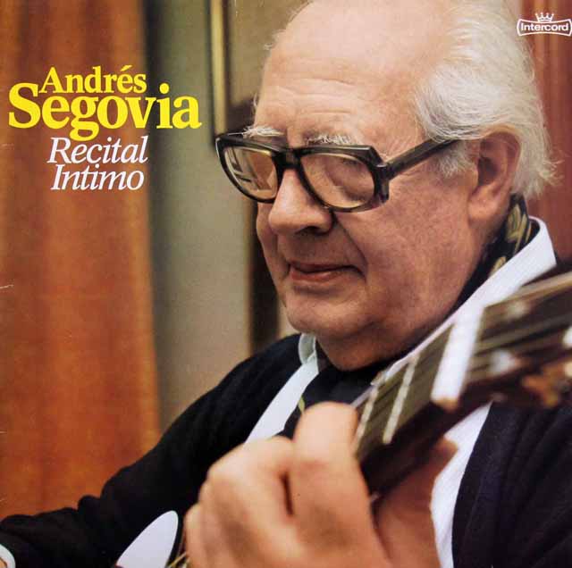 セゴビア/ギター・リサイタル　 独Intercord　3631　LP レコード