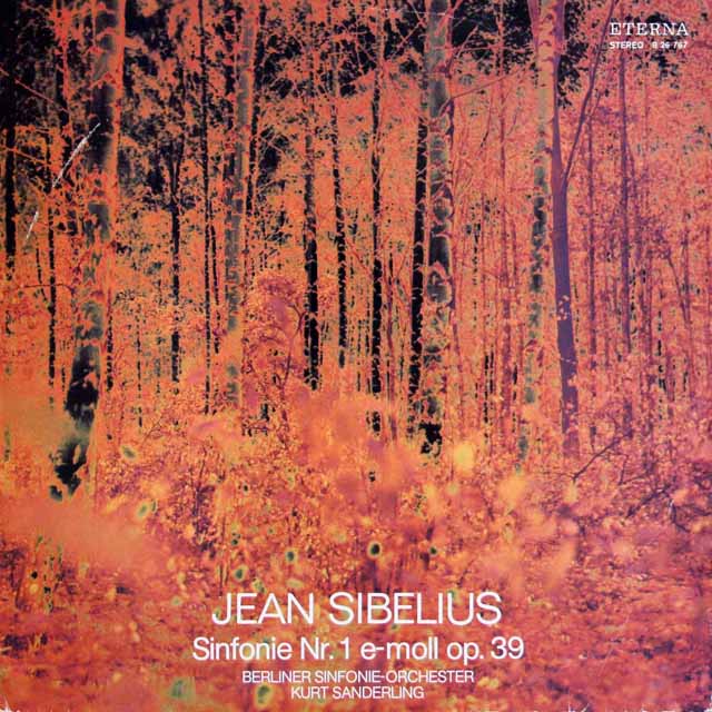 【オリジナル盤】　ザンデルリンクのシベリウス/交響曲第1番　独ETERNA　3631　LP レコード
