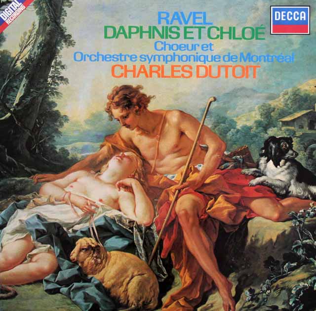 デュトワのラヴェル/「ダフニスとクロエ」　独DECCA　3631　LP レコード