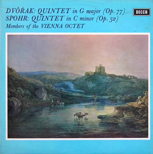 【オリジナル盤】　ウィーン・オクテット（八重奏団）のドヴォルザーク/五重奏曲　英DECCA　3631　LP レコード