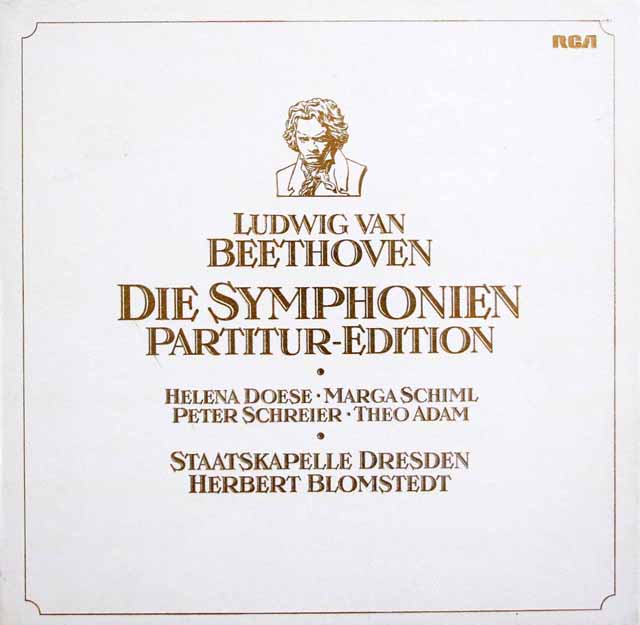 ブロムシュテットのベートーヴェン/交響曲全集　独RCA　3631　LP レコード